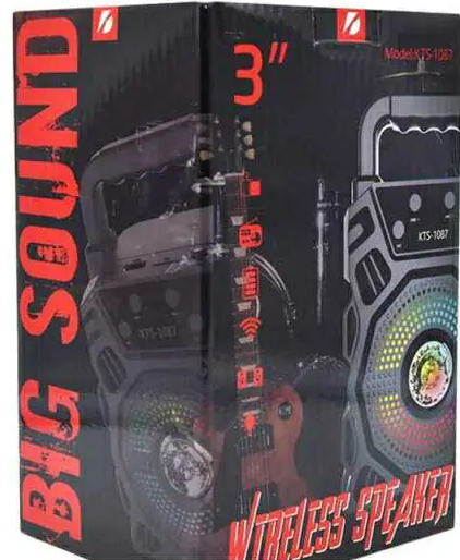 Bocina Inalambrica Recargable 3 pulgadas