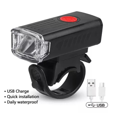 Luz LED delantera para bicicleta