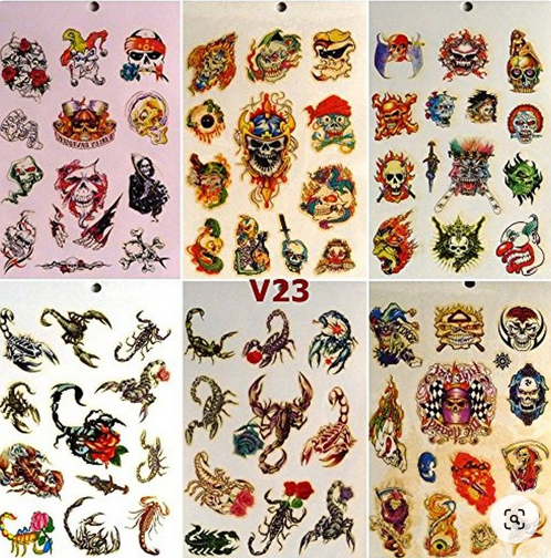 Libretita de Tatoos 5 hojas