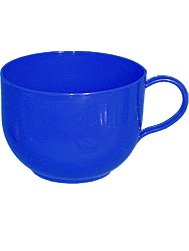 Taza grande de plastico