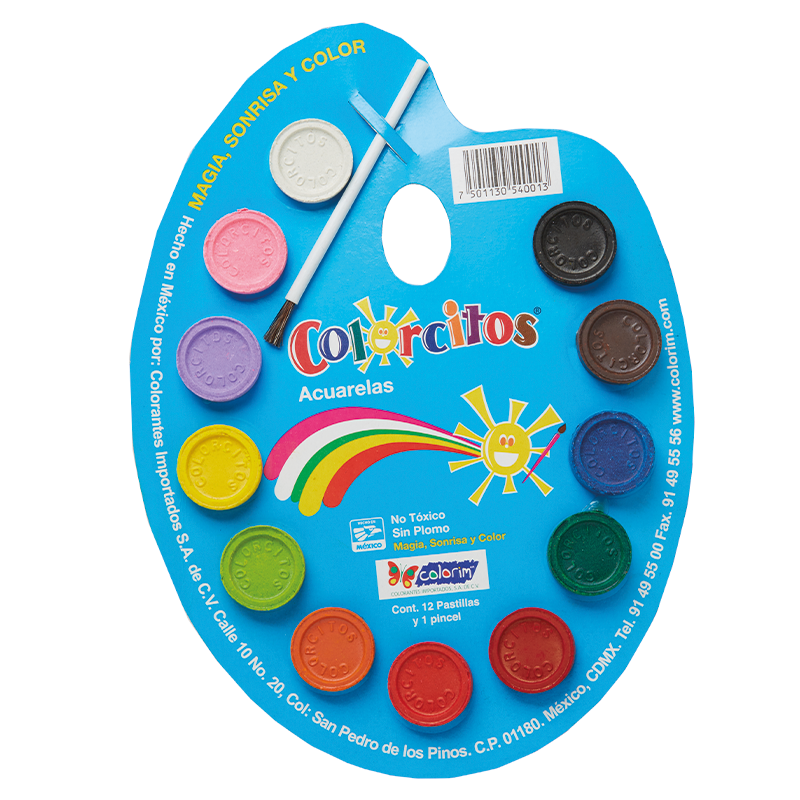 Acuarela Colorcitos 12 colores