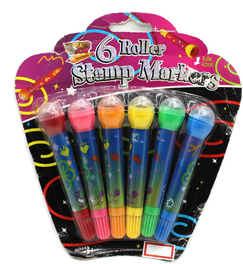 Sellitos 6 roller stamp markers