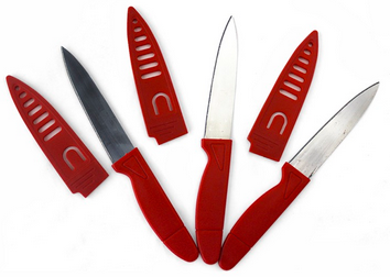 Cuchillo con cubierta de plastico