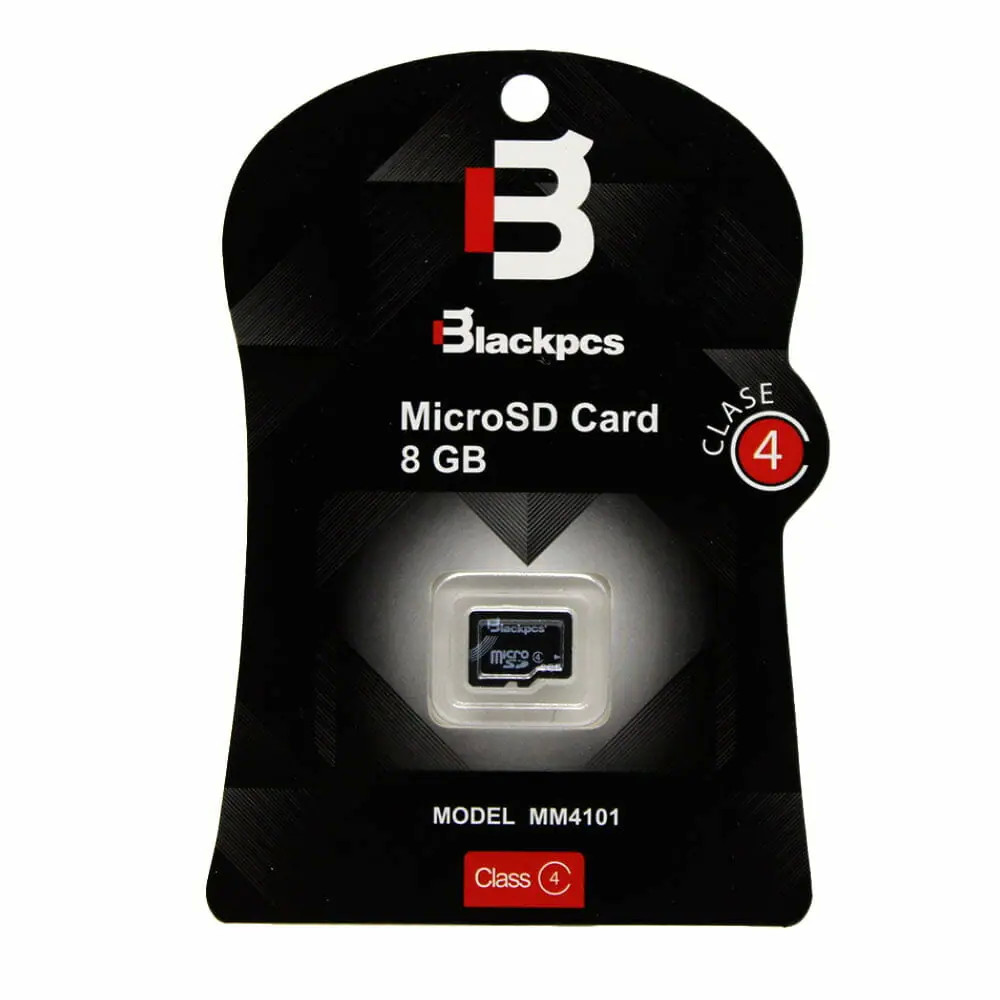 Memoria MicroSD 8GB Blackpcs