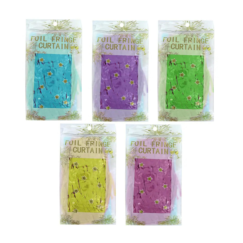 Cortinas de feliz cumpleaños brillosas