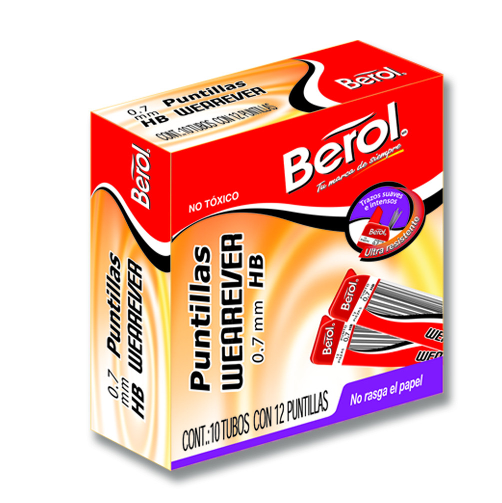 Puntillas 0.5mm Berol