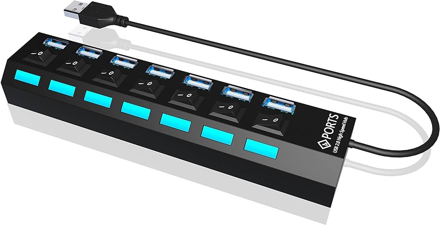 Adaptador USB 7 Puertos