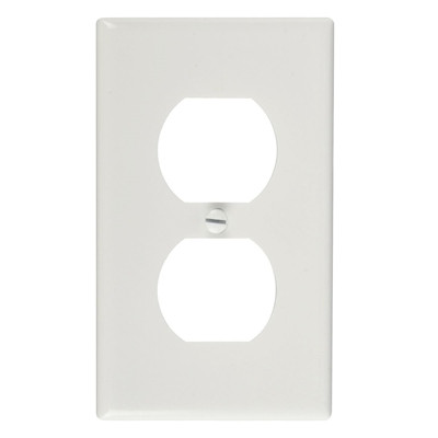 Tapa rectangular para contacto duplex