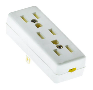 Contacto triple para empotrar