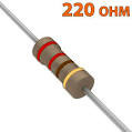 Resistencia 1/4 W 220 Ohms